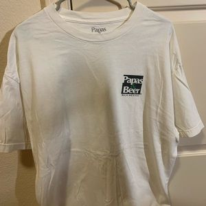 Papas and Beer T shirt size XL